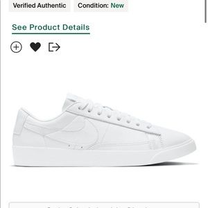White Nike Blazer Low LE